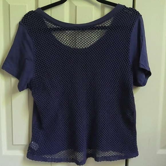 Netted Back Eagle Graphic Tee - Picture 2 of 7